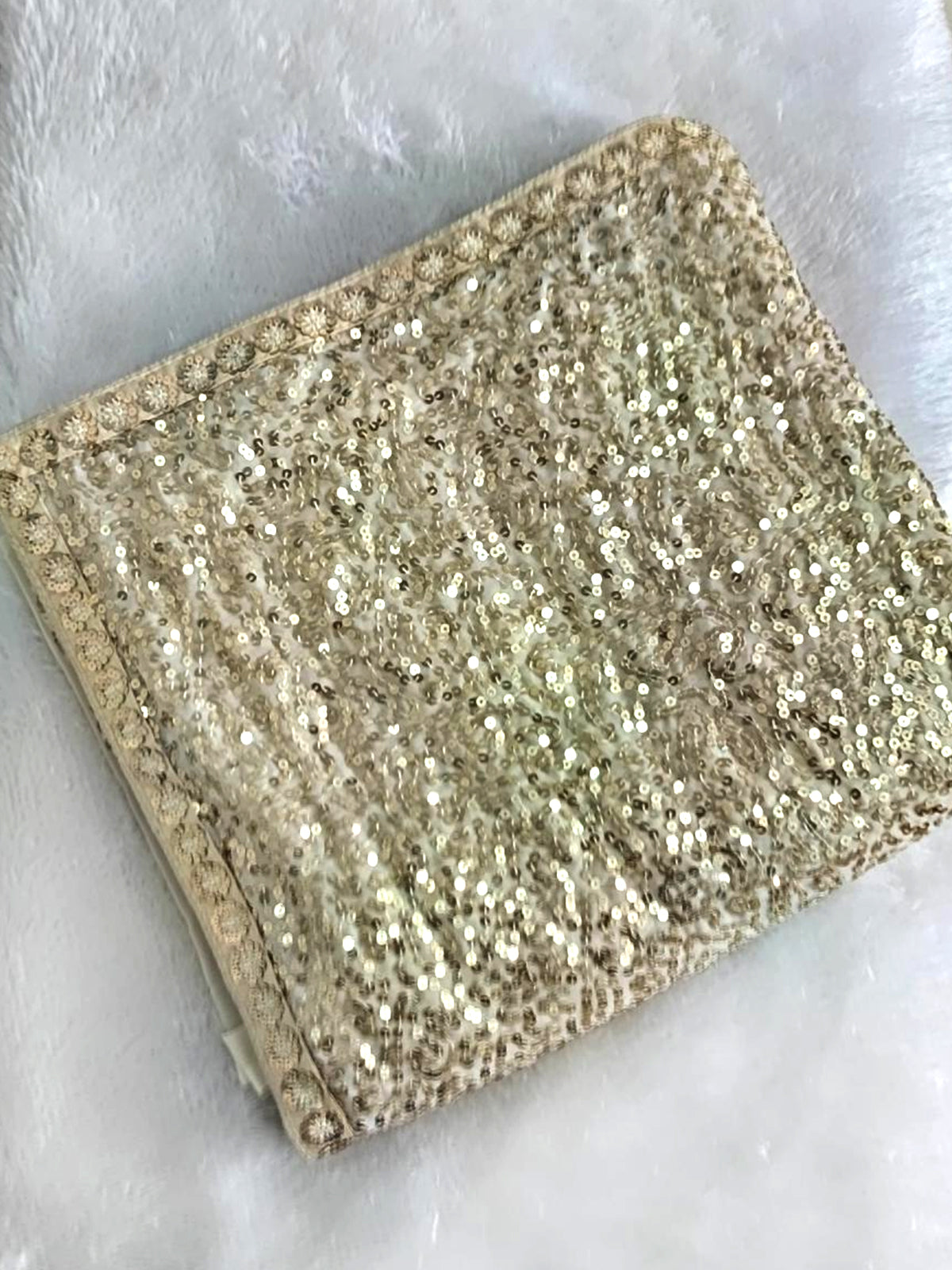 Deepika Inspired Georgette Saree Full Sequins - 4