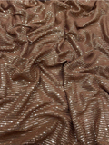 Palak-Inspired Glamorous Chocolate Brown Sequin Saree