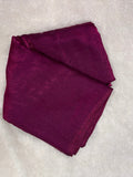 Bollywood Inspired Wine Plain Linen Saree