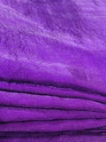 Bollywood Inspired Purple Plain Linen Saree
