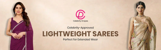 Celebrity-Approved Lightweight Sarees Perfect for Extended Wear