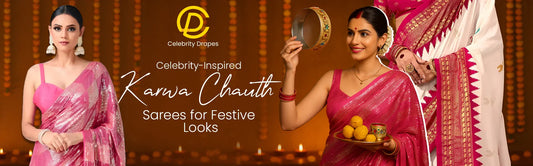 Celebrity-Inspired Karwa Chauth Sarees That Steal the Spotlight
