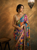 Shilpa Inspired Digital Patola Sequins Saree