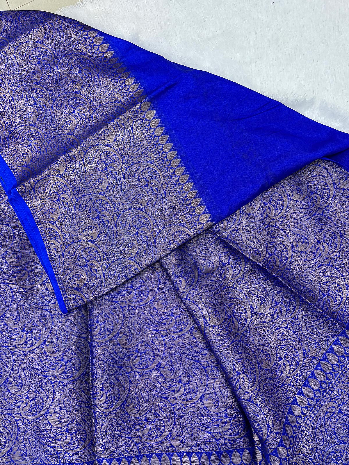 Bollywood Inspired Banarasi Handloom Zari Border Silk Saree | Available in 3 Colours-8  Celebrity Drapes