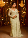 Bollywood Inspired Designer Fancy Net Saree - Available in 2 Colours-2  Celebrity Drapes