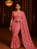Bollywood Inspired Heavy Georgette Sequins Saree | Available in 6 Colours-3  Celebrity Drapes