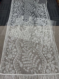 Bollywood Inspired Designer Fancy White Net Saree