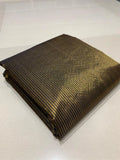 Trisha Inspired Black Saree with Gold Stripes and Rich Zari Design