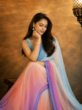 Alia Inspired Georgette Multi-Colour Saree