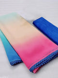 Alia Inspired Georgette Multi-Colour Saree