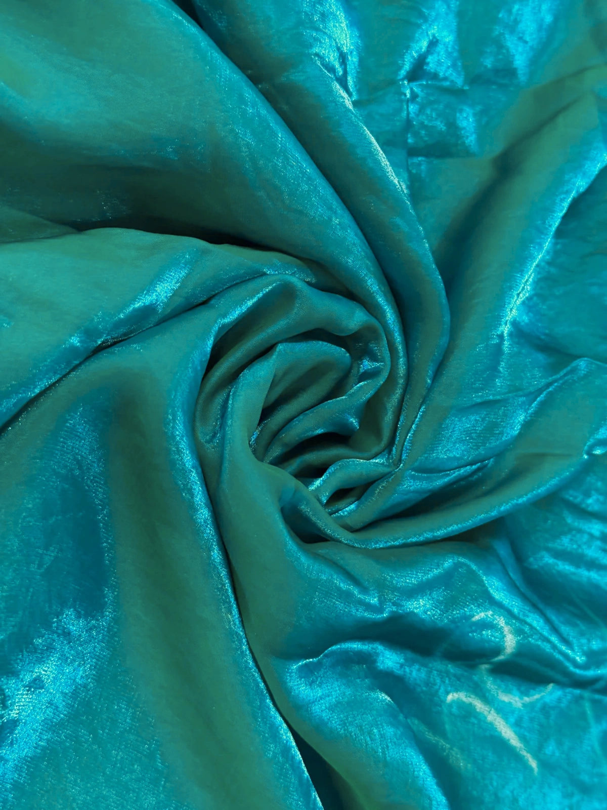 Bollywood Inspired Turquoise Plain Linen Saree-70325936914513