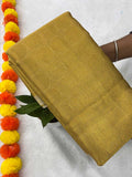 Keerthy Inspired Kanjivaram Tissue Silk Gold Saree-3  Celebrity Drapes