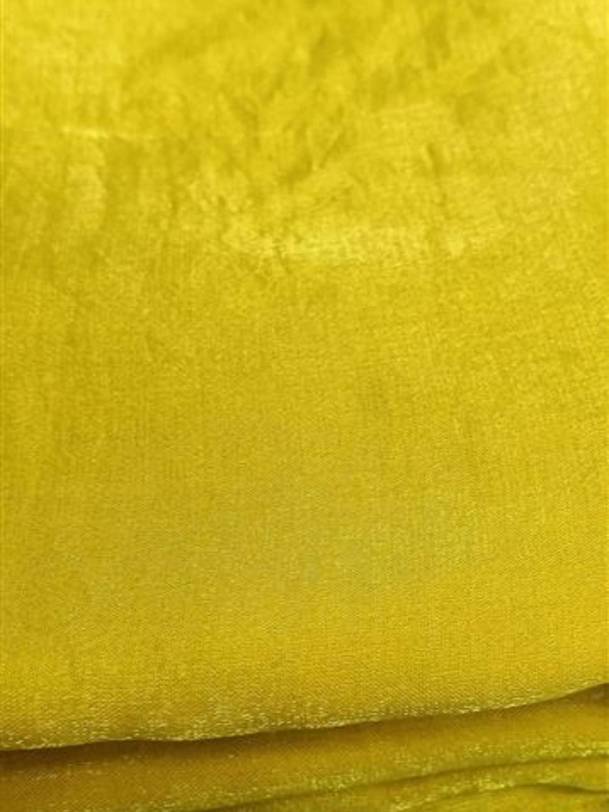 Bollywood Inspired Yellow Plain Linen Saree