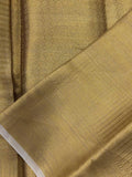 Keerthy Inspired Kanjivaram Tissue Silk Gold Saree-4  Celebrity Drapes