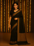 Bollywood Inspired Banarasi Handloom Zari Border Silk Saree | Available in 3 Colours-4  Celebrity Drapes