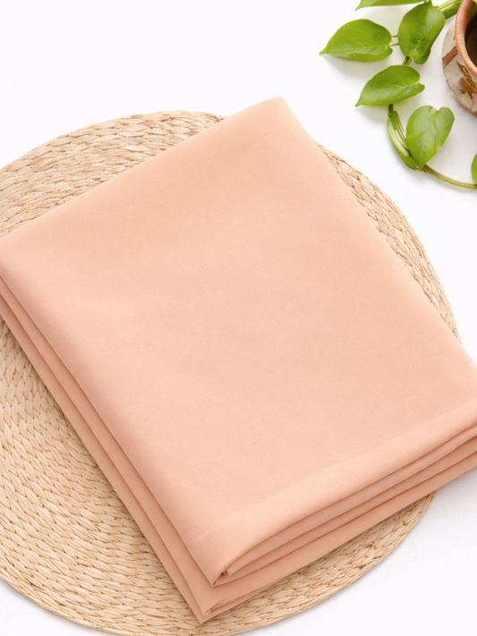 Bollywood Style Beige Satin Saree with Unstitched Matching Blouse Piece-70784380764241