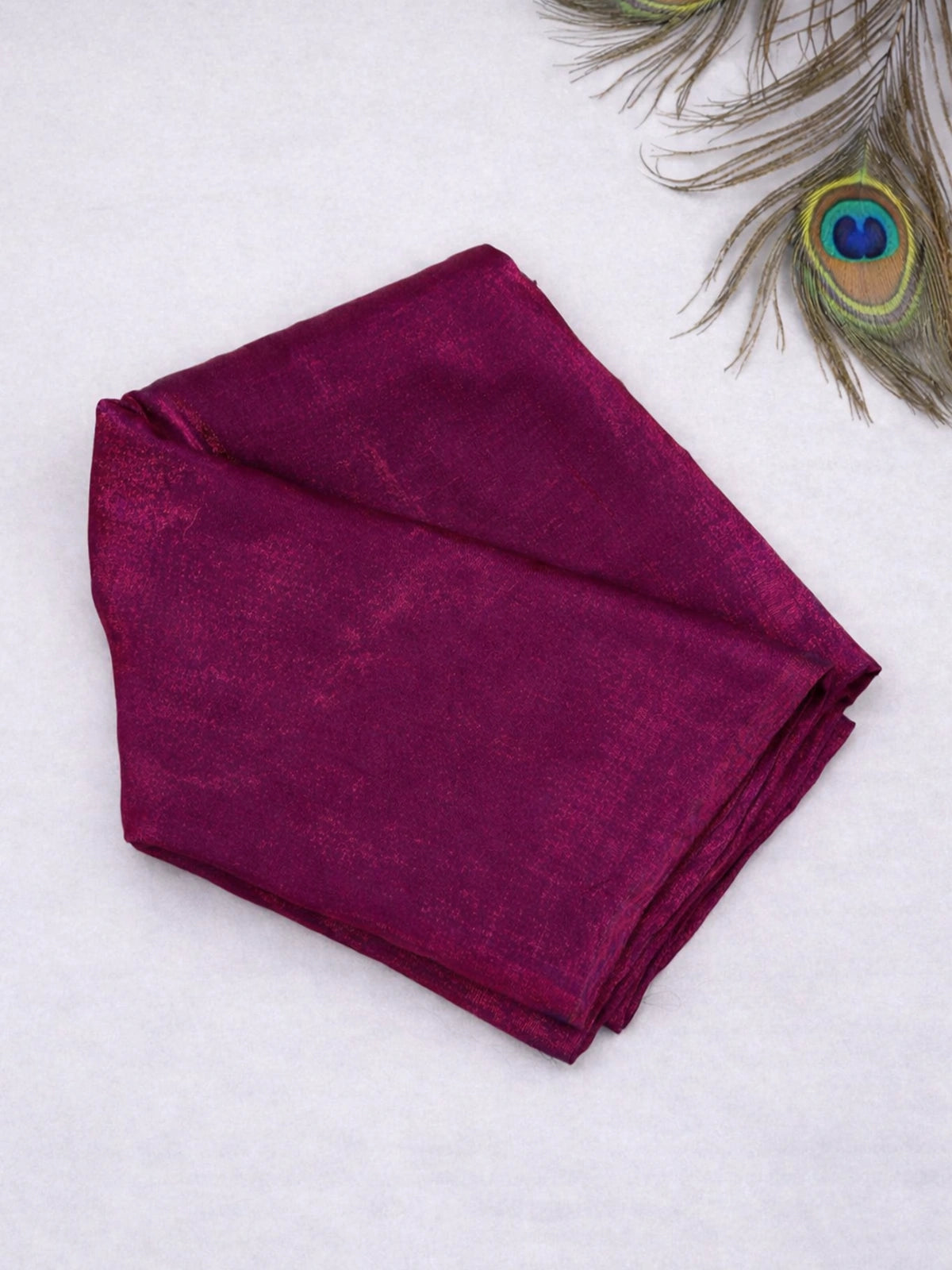 Bollywood Inspired Wine Plain Linen Saree-70318441562193