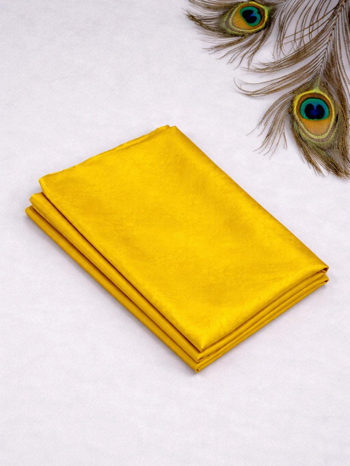 Bollywood Inspired Yellow Plain Linen Saree