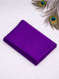 Bollywood Inspired Purple Plain Linen Saree