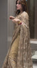 Bollywood Inspired Gold Butterfly Net Sequins Saree with Unstiched Blouse