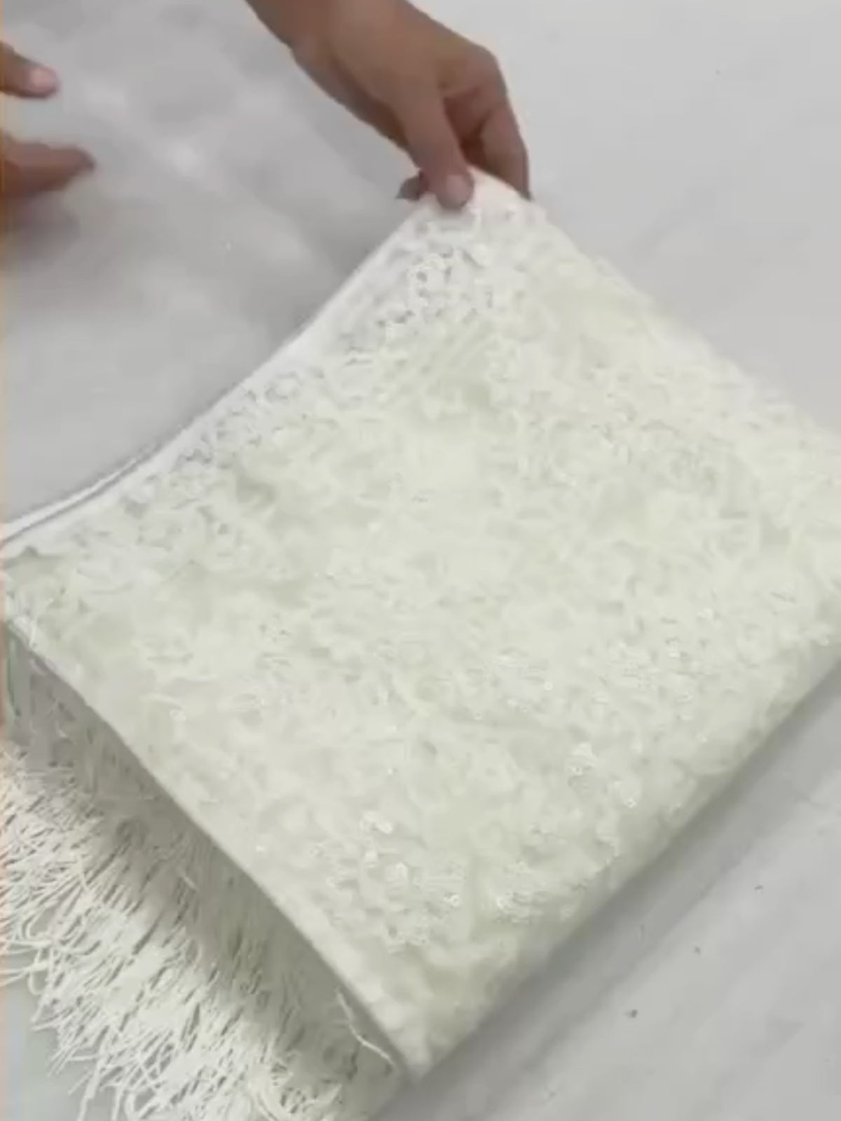 Bollywood Inspired Designer Fancy White Net Saree