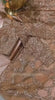 Bollywood Inspired Gold Butterfly Net Sequins Saree with Unstiched Blouse