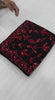 Bollywood-Inspired Red Faux Georgette Saree with Zaal Flower Sequins