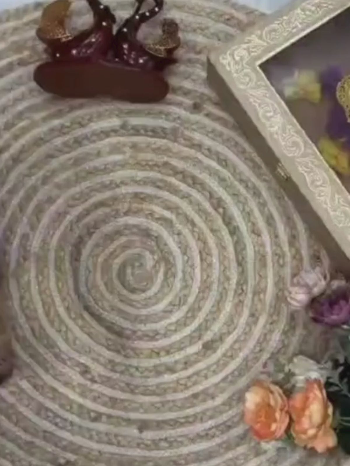 Bollywood-Inspired Purple Saree with Rich Gold Work