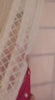 Bollywood Inspired Red Mirror Work Saree with Intricate Floral Detailing