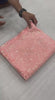 Alia Inspired Georgette Pink Saree Full Sequins Embroidery with Cutwork Lace