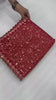 Shreya Inspired Red and Gold Sequin Saree