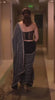 Devoleena Inspired Black Georgette Sequins Embroidery Saree