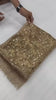 Bollywood Inspired Embroidered Golden Net Saree With Jhalar Border