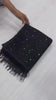 Bollywood Inspired Shimmery Black Net Saree with Sequins