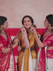 Temple Silk Traditional Designer Saree | Perfect for Festive Wear and Durga Puja Celebrations | Available in 6 Colours