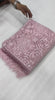 Bollywood Inspired Pink Net Saree with Sequins & Thread Embroidery
