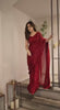 Bollywood Inspired Heavy Georgette Sequins Embroidery Red Saree