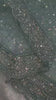 Bollywood Inspired Aqua Blue Soft Net Saree with Beautiful Sequins and Beads Work