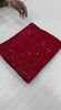 Bollywood Inspired Red Sequin Saree with Lace Border & Heavy Sequin Blouse
