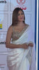 Mrunal Inspired White Saree with Original Mirror Work and Embroidery