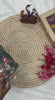Manju Inspired Lightweight Floral Print Saree with Delicate Embroidery and Pink Blouse