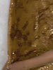 Bollywood Inspired Embroidered Golden Net Saree