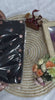Bollywood Inspired Soft Georgette Black and Copper Gold Saree with Beautiful Sequins Work