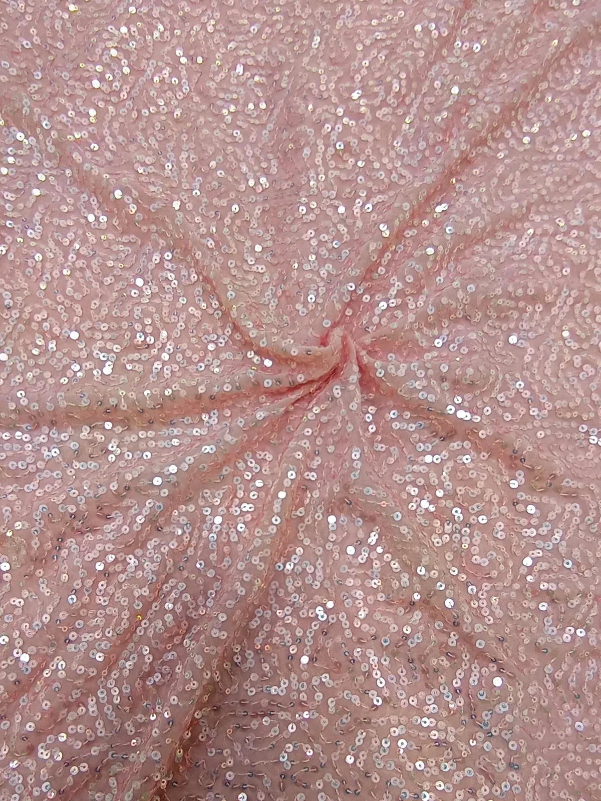 Alia Inspired Georgette Pink Saree Full Sequins Embroidery with Cutwork Lace